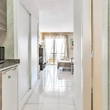 Nice Studio With Terrace And View, Beach First Line شقة لوس كريستيانوس
